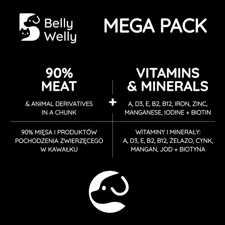 Belly Welly Mega Pack karma dla psa 40 x 100g